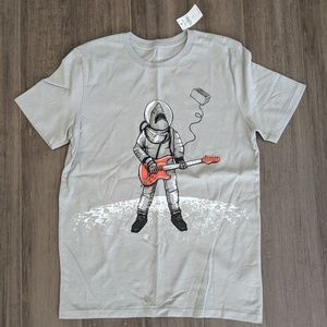 Boys Gap shark astronaut guitar short sleeve tee